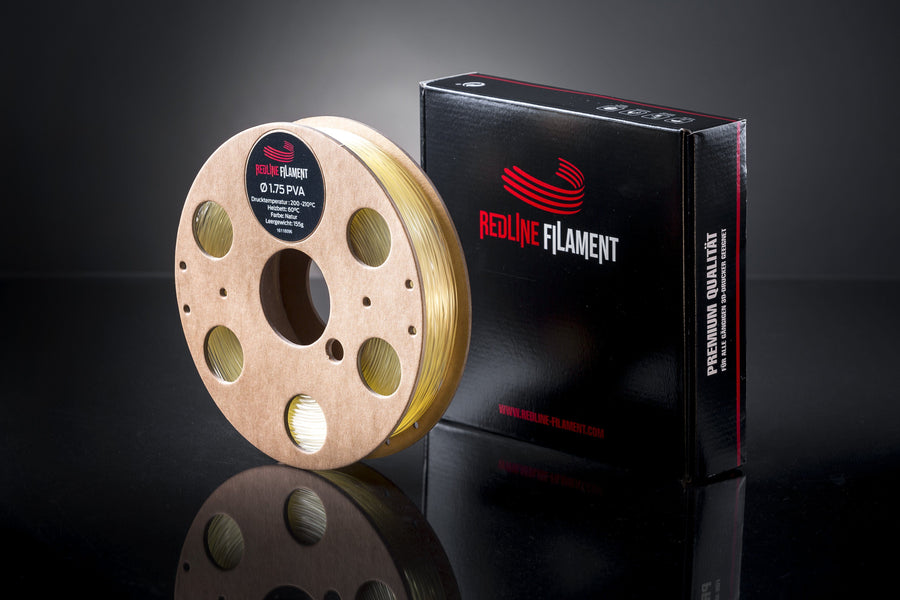 PVA Filament in Naturfarbe PVA Filament REDLINE FILAMENT 1.75mm und 0,5kg 